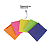 20 Sacolas Coloridas Linha Neon Fluorescente Amarela P –18,5LX22AX9Fcm - Imagem 4