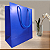 20 Sacolas De Papel Cartão Azul 18,5x22x9cm - Imagem 5