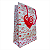 Sacolas De Papel Estampada CORAÇÕES Para Presente - 18x26x8cm C/25und - Imagem 1