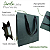 10 Sacolas de Papel Lisas Verde P - 18,5LX22AX9Fcm - Imagem 3