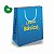Sacolas Personalizadas de Papel 20X28X12cm - 2 cores - Imagem 4