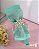 Tiara Laço Glamour Floco de Neve Verde Água - Imagem 2