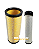 Kit Filtro de Ar Interno e Externo para Escavadeiras - TR25902 / TR259021 - Imagem 1