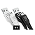 Cabo Turbo 3.0A Plaquê Micro-USB/ V8 - PQ-01 - Imagem 1