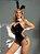 Fantasia de coelhinha para mulheres, lingerie sexy cosplay, body - Imagem 5