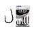 Anzol Live Bait Black Nickel Cartela - Imagem 1