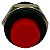 CHAVE PUSH BUTTON BOTAO R13-507 VERMELHA SEM TRAVA - Imagem 1