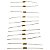 RESISTOR 47R 1/4W 5% - 20 PEÇAS - Imagem 1