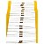 RESISTOR 1K5 1/4W 5% - 20 PEÇAS - Imagem 1