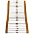 RESISTOR 12K 1/4W 5% - 20 PEÇAS - Imagem 1