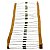RESISTOR 10R 1/4W 1% - 20 PEÇAS - Imagem 1