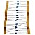RESISTOR 120R 1/4W 5% - 20 PEÇAS - Imagem 1