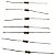 RESISTOR 15R 1/4W 5% - 20 PEÇAS - Imagem 1