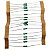 RESISTOR 15K 1/2W 5% - 18 PEÇAS - Imagem 1