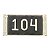 RESISTOR SMD 104 = 100K 5% 2512 - Imagem 1