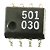 FOTO ACOPLADOR 501 =  HCPL 0501 ( SMD ) - Imagem 1