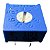 TRIMPOT 101 = 100R 3386 ( 1 VOLTA ) - Imagem 1