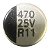 ELETROLITICO 470UF/25V ( SMD 10 X 10,5 M/M ) - Imagem 1