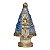 Imagem Nossa Senhora Aparecida 13cm Gesso Cristal Azul Claro - Imagem 1