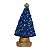 Imagem Nossa Senhora Aparecida 13cm Gesso Cristal Azul Escuro - Imagem 2