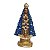 Imagem Nossa Senhora Aparecida 13cm Gesso Cristal Azul Escuro - Imagem 1