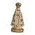 Imagem Nossa Senhora Aparecida 11cm Gesso Cristal Bege - Imagem 1