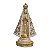 Imagem Nossa Senhora Aparecida 15cm Gesso Cristal Bege - Imagem 1