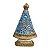 Imagem Nossa Senhora Aparecida 21cm Gesso Cristal Azul Claro - Imagem 2