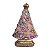 Imagem Nossa Senhora Aparecida 21cm Gesso Cristal Rosa - Imagem 2