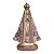 Imagem Nossa Senhora Aparecida 21cm Gesso Cristal Rosa - Imagem 1