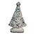 Imagem Nossa Senhora Aparecida 21cm Gesso Cristal Prata - Imagem 2