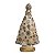 Imagem Nossa Senhora Aparecida 31cm Gesso Cristal Flor Bege - Imagem 2