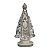 Imagem Nossa Senhora Aparecida 31cm Gesso Cristal Flor Prata - Imagem 1
