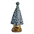 Imagem Nossa Senhora Aparecida 41cm Gesso Cristal Azul Claro - Imagem 2