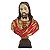 Imagem Sagrado Coração de Jesus Busto 23cm Gesso Barroco - Imagem 1