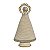 Imagem Nossa Senhora Aparecida com Resplendor 41cm Gesso Pérola Bege - Imagem 2