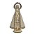 Imagem Nossa Senhora Aparecida com Resplendor 41cm Gesso Pérola Bege - Imagem 1