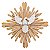 Divino Espírito Santo Raio duplo 6 pontas 85cm encerado - Imagem 1