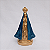 Imagem Nossa Senhora Aparecida 21cm Gesso Barroco Azul Escuro - Imagem 1