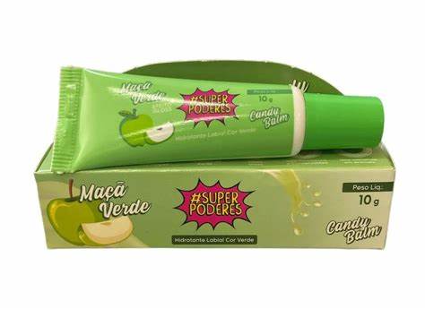 Hidratante Labial Candy Balm Maça Verde - Super Poderes - Imagem 2
