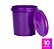 Pote 1 Litro Roxo com Tampa Lacre - Kit com 10 Peças - Imagem 2