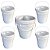 Balde 12L Tampa Rosca BPA FREE - Kit 05 Peças - Imagem 1