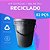 Balde 20L Reciclado Tampa Lacre e Alça - Kit 02 Peças - Imagem 1