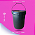 Balde 20L Reciclado Preto com Tampa Lacre - 03 Peças - Imagem 6