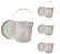 Balde 2.2 Litros Transparente - Kit 03 Peças - Imagem 1