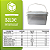 Balde 2L Retangular Transparente - Kit 02 Peças - Imagem 4