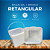 Balde Retangular 3.6 Litros Tampa Lacre BPA Free Atoxico - Imagem 3
