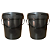 Balde 3.6 Litros Reciclado Tampa Lacre e Alça - Kit 02 Peças - Imagem 3