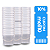 Balde 1.8L Transparente Atoxico com Tampa - 30 peças - Imagem 1