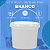 Balde 1.8L Branco Atóxico Tampa Lacre - Kit 25 Peças - Imagem 2